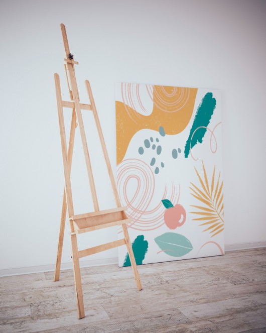 Dekoratif Minimalist Desenler Kanvas Tablo 220 - 30 x 20