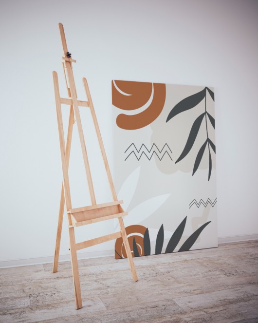 Dekoratif Minimalist Desenler Kanvas Tablo 221 - 30 x 20