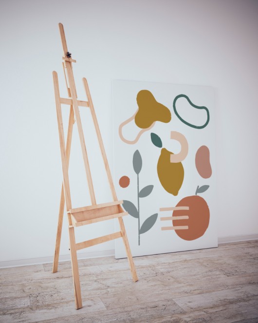 Dekoratif Minimalist Desenler Kanvas Tablo 224 - 30 x 20