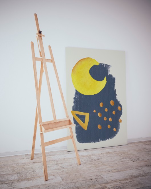 Dekoratif Minimalist Desenler Kanvas Tablo 247 - 30 x 20