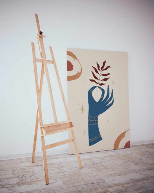Dekoratif Minimalist Desenler Kanvas Tablo 259 - 30 x 20