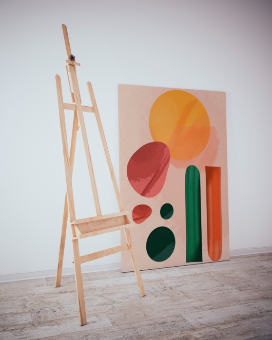 Dekoratif Minimalist Desenler Kanvas Tablo 276 - 30 x 20