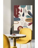 Dekoratif Minimalist Desenler Kanvas Tablo 23 - 30 x 20