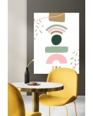 Dekoratif Minimalist Desenler Kanvas Tablo 32 - 30 x 20