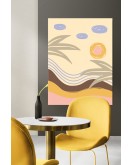 Dekoratif Minimalist Desenler Kanvas Tablo 45 - 30 x 20