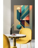 Dekoratif Minimalist Desenler Kanvas Tablo 81 - 30 x 20