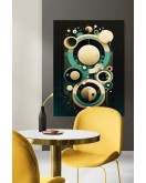 Dekoratif Minimalist Desenler Kanvas Tablo 85 - 30 x 20