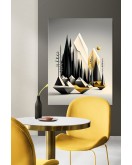 Dekoratif Minimalist Desenler Kanvas Tablo 87 - 30 x 20
