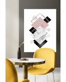Dekoratif Minimalist Desenler Kanvas Tablo 125 - 30 x 20