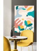 Dekoratif Minimalist Desenler Kanvas Tablo 196 - 30 x 20