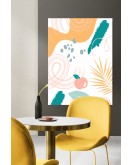 Dekoratif Minimalist Desenler Kanvas Tablo 220 - 30 x 20