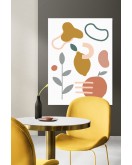 Dekoratif Minimalist Desenler Kanvas Tablo 224 - 30 x 20