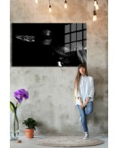 Eğlenceli Hayvanlar, Yapay Zeka Destekli, 3D Dekoratif Baskı Yatay Cam Tablo 611