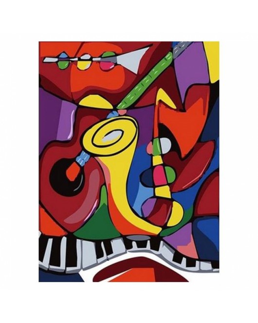Picasso  KASNAKLI SAYILARLA BOYAMA SETİ