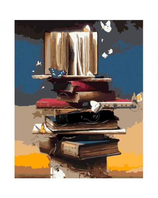 Kitap Kulesi Sayılarla KASNAKLI SAYILARLA BOYAMA SETİ