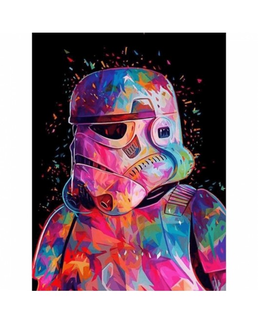 Starwars Klon Asker KASNAKLI SAYILARLA BOYAMA SETİ