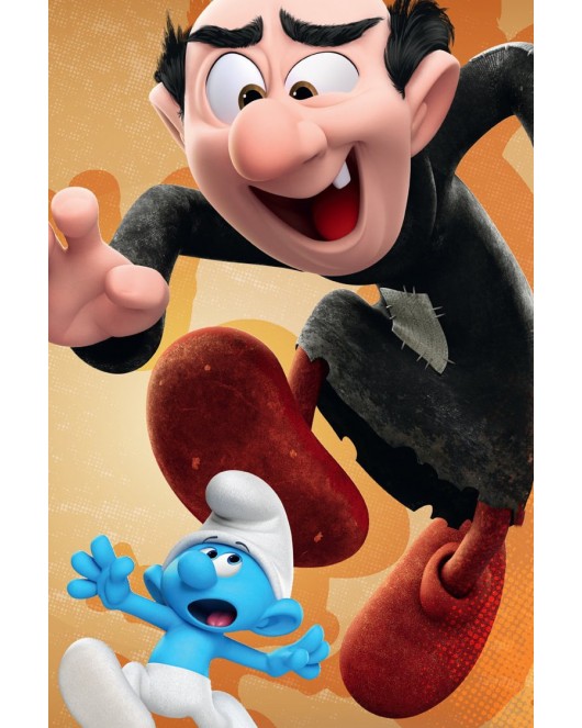 Şirinler Ve Gargamel KASNAKLI SAYILARLA BOYAMA SETİ
