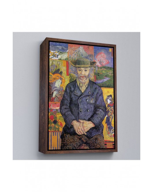 Çerçeveli Vincent Van Gogh - Père Tanguy’Un Portresi Tablo-7459