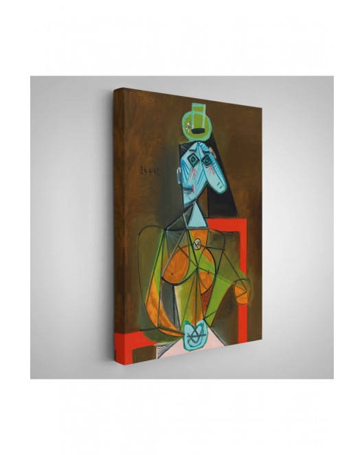 Çerçeveli Pablo Picasso - Dora Maar'In En Güzel Asil Tablosu-7297
