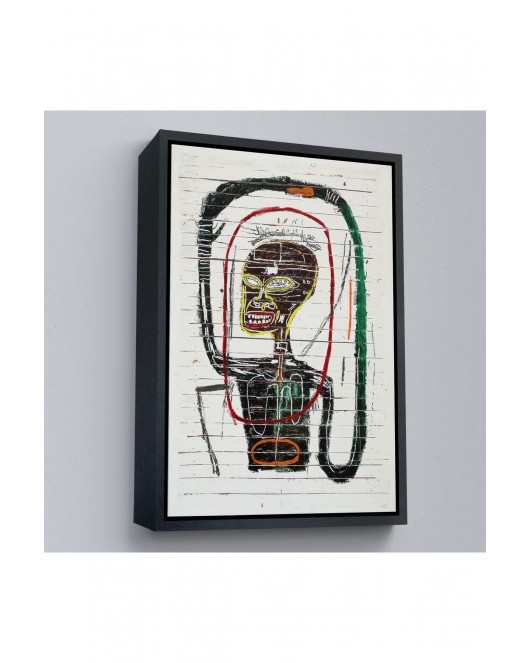 Çerçeveli Jean-Michel Basquiat - Flexible Tablo-7302