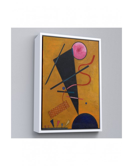 Çerçeveli Vasily Kandinsky Beruhrung İletişim Tablosu-7487