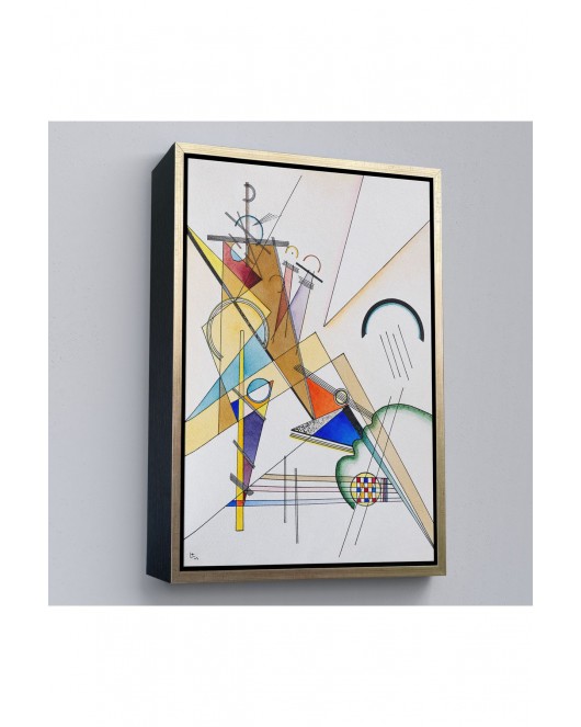 Çerçeveli Wassily Kandinsky Gewebe Tablo-7493