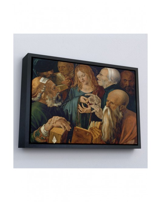 Çerçeveli Albrecht Dürer - Doktorlar Arasında İsa Tablosu --7255