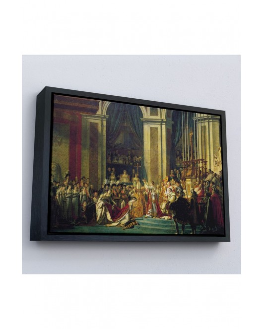 Çerçeveli Jacques-Louis David - Napolyon'Un Taç Giyme Töreni Tablo-7082