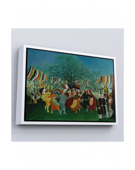 Çerçeveli Henri Rousseau Bağımsızlığın 100. Yıl Kutlamaları Tablo-7043