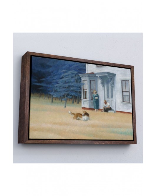 Çerçeveli Edward Hopper - Cape Cod Akşamı Tablo-7061