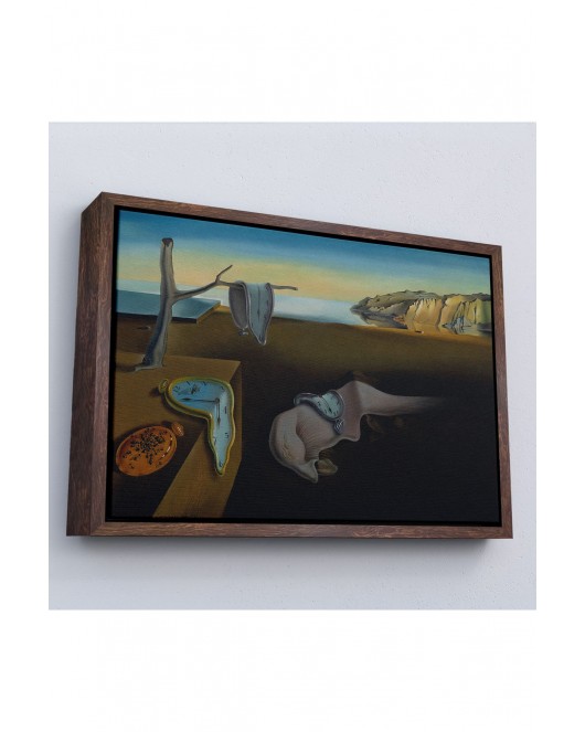 Çerçeveli Salvador Dali - Belleğin Azmi Tablo - The Persistence Of Memory-7128