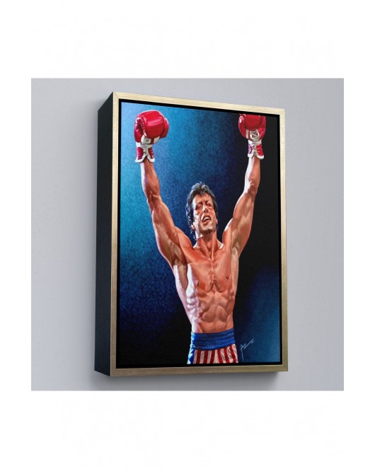 Çerçeveli Sylvester Stallone Rocky Tablo-7782