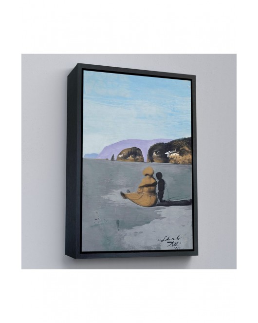Çerçeveli Salvador Dali - Adolescence Tablo-7391