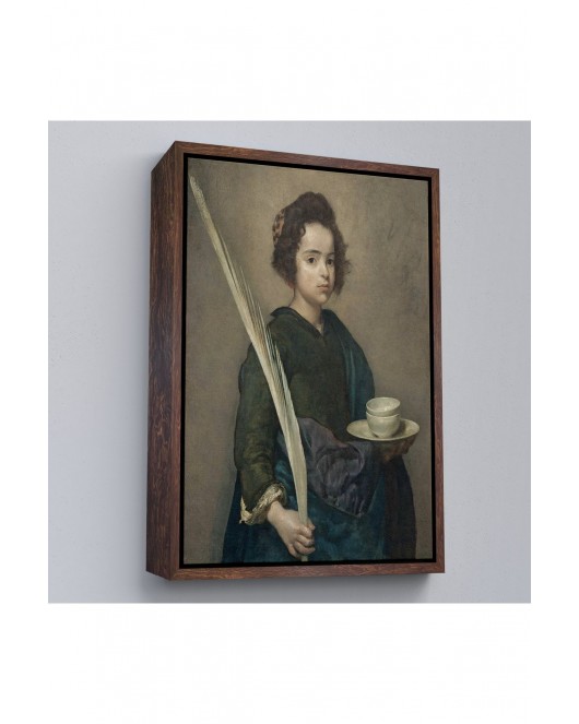 Çerçeveli Diego Velazquez - Aziz Rufina Tablo-7390