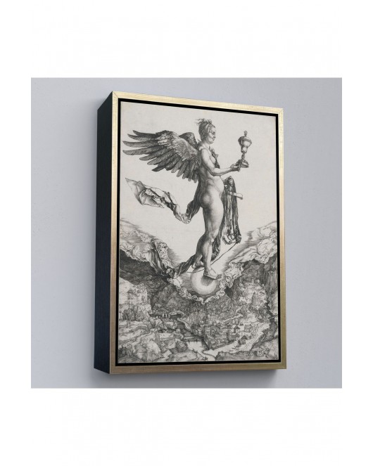Çerçeveli Albrecht Dürer - Nemesis Tablosu-7362