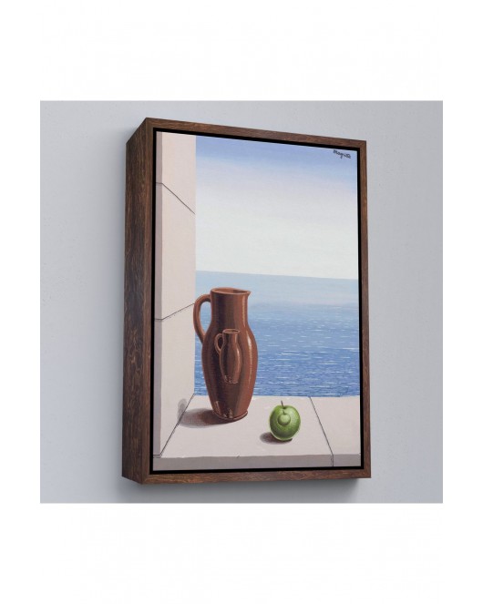 Çerçeveli Rene Magritte - Stimülasyon Hedefi Tablosu-7412