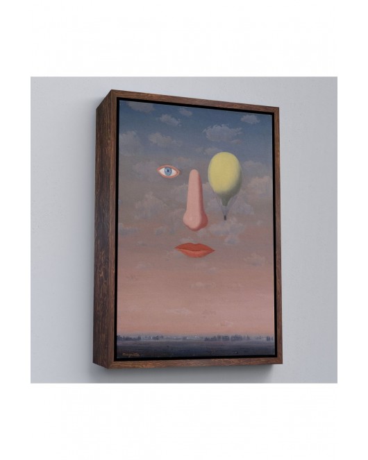 Çerçeveli Rene Magritte - Güzel İlişkiler Tablosu - Les Belles Relations-7353