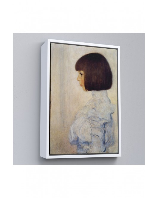 Çerçeveli Gustav Klimt - Helene Klimt'İn Portresi Tablo-7380