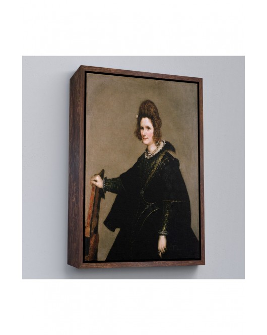 Çerçeveli Diego Velázquez - Kadın Portresi Tablo-7377