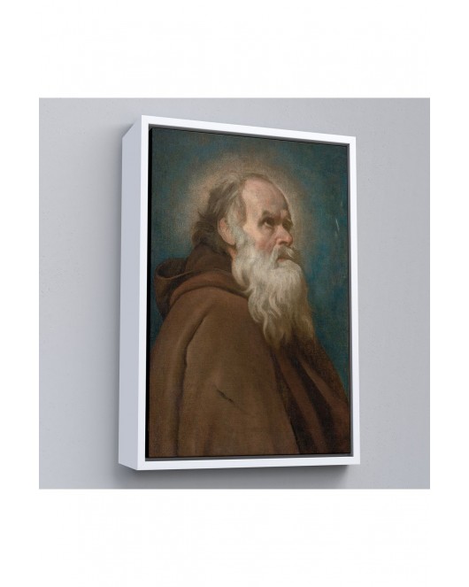 Çerçeveli Diego Velázquez - San Antonio Abad Başhahip Tablosu-7385