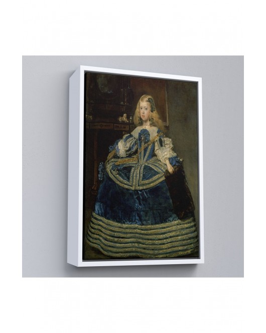 Çerçeveli Diego Velázquez - İnfanta Margarita'Nın Portre Tablo-7333