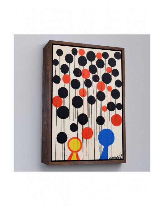 Çerçeveli Alexander Calder - Envol Tablo-7291