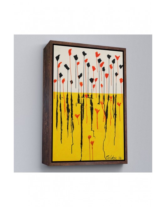 Çerçeveli Alexander Calder - Damlalar Tablo - Drops-7285