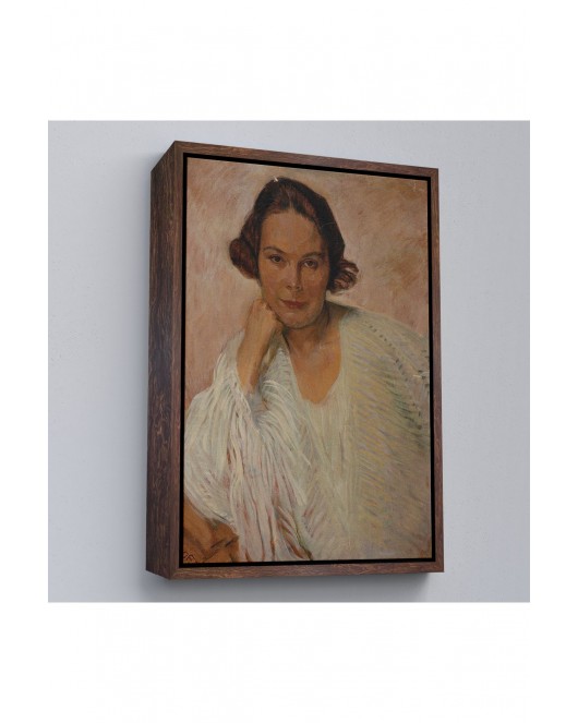 Çerçeveli Elle Lanzer - Otto Friedrich Tablo-7290