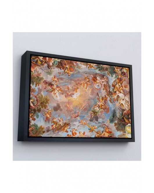Çerçeveli Roma İtalya Villa Borghese'Nin Galleria Borghese Fresk Tablosu-7272