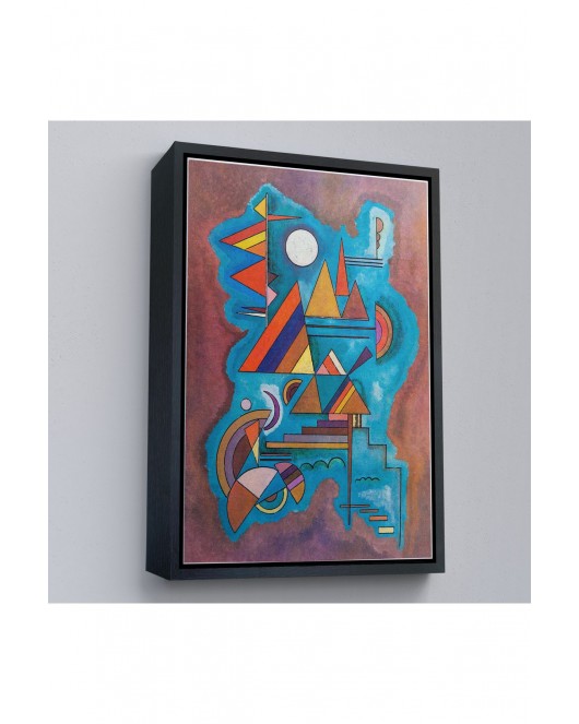 Çerçeveli Wassily Kandinsky - Ayakta Duran Tablo - Standing-7498