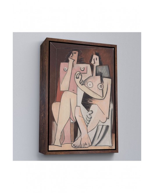 Çerçeveli Pablo Picasso - Adam Ve Kadın Soyut Tablosu - Homme Et Femme-7329