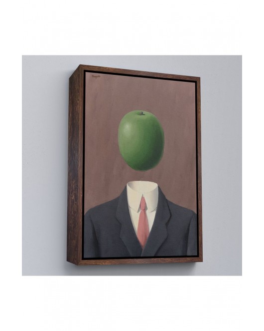 Çerçeveli Rene Magritte - Soyut Sabit Fikir Tablosu-7343