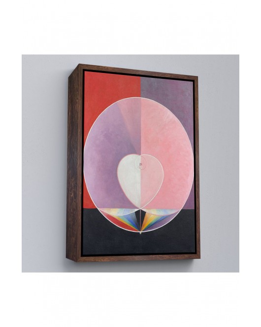 Çerçeveli Hilma Af Klint - Güvercinler Tablosu - Doves-7284