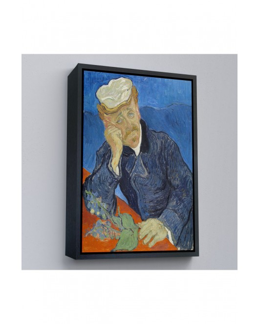 Çerçeveli Vincent Van Gogh - Doktor Paul Gachet Tablo-7467